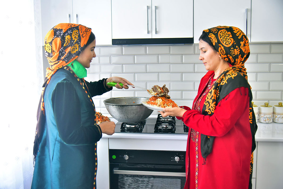 Täze ýaşaýyş jaýlarynyň açylyş dabarasy